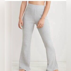 Aerie waffle flare pants